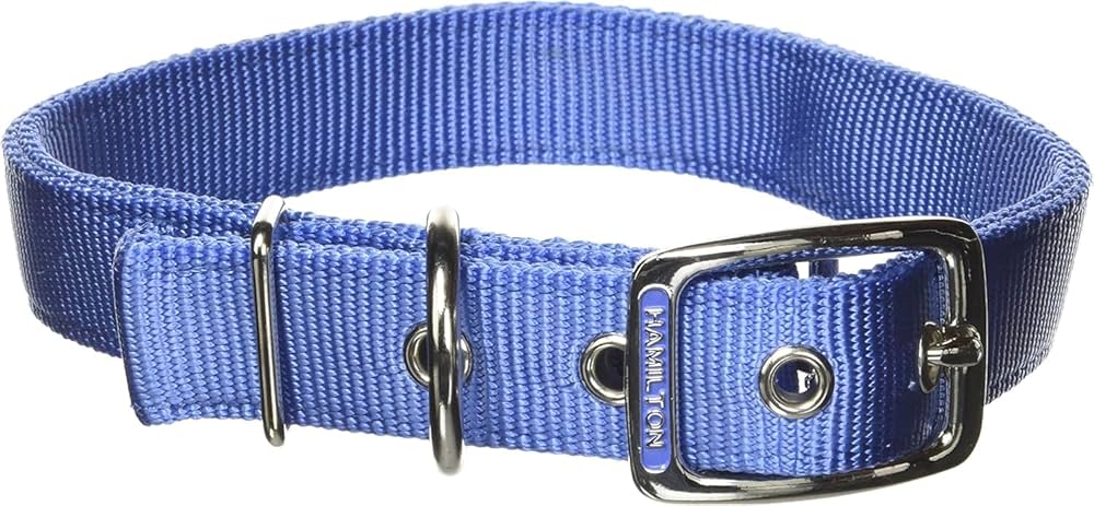 Hamilton Nylon Deluxe Collar Berry Blue
